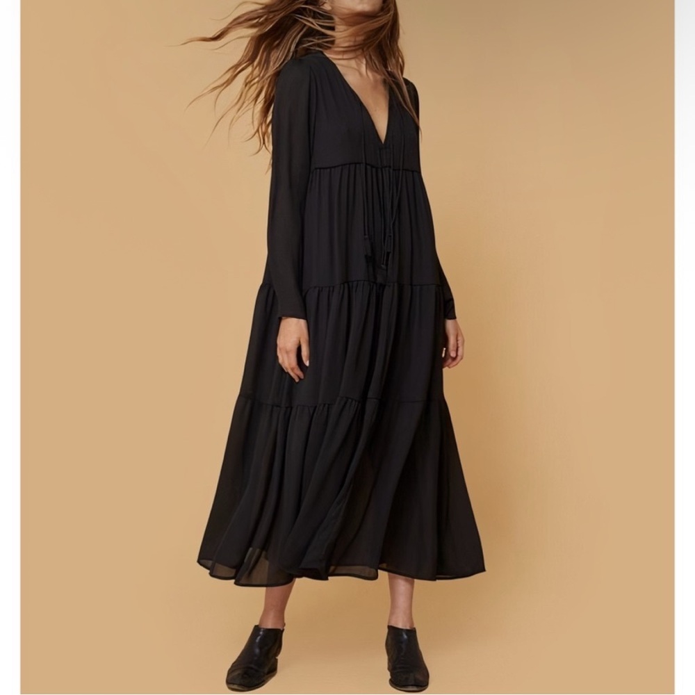 Christy Dawn Paloma Dress in Black, Size XS/S